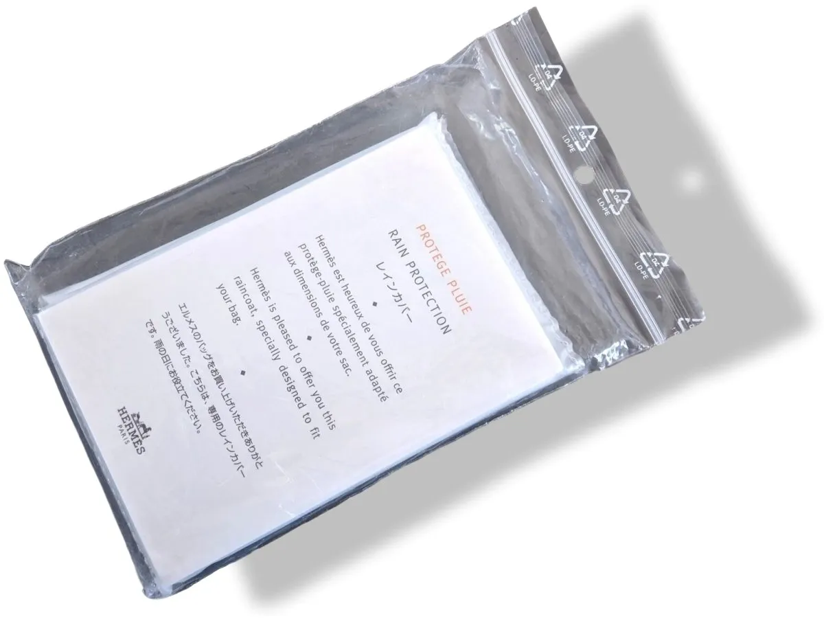 Hermes Raincoat Rain Coat Protector #1 for Kelly 35 and Kelly 40 Bag New!