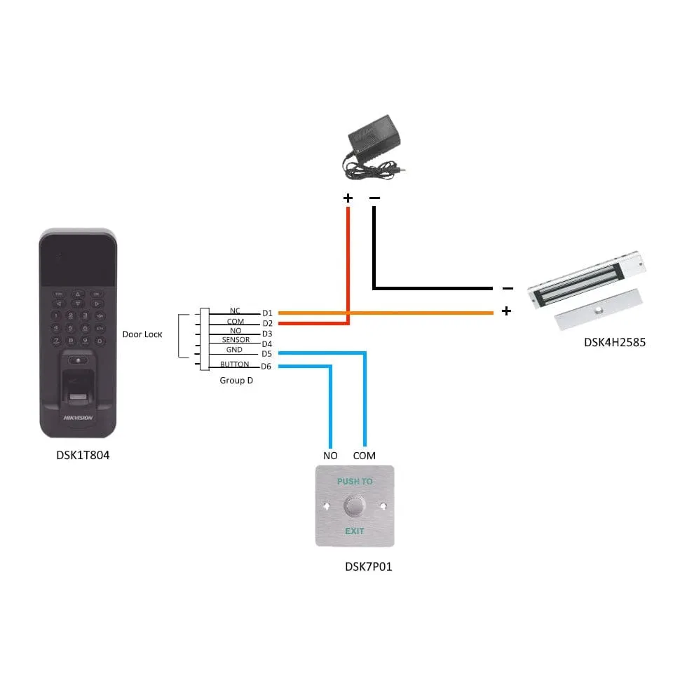 Hikvision Fingerprint Access Control Kit - DS-KAS261