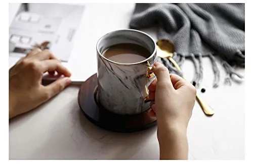 Homlly Marbi II Gold Rim Mug