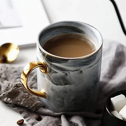 Homlly Marbi II Gold Rim Mug