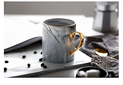 Homlly Marbi II Gold Rim Mug