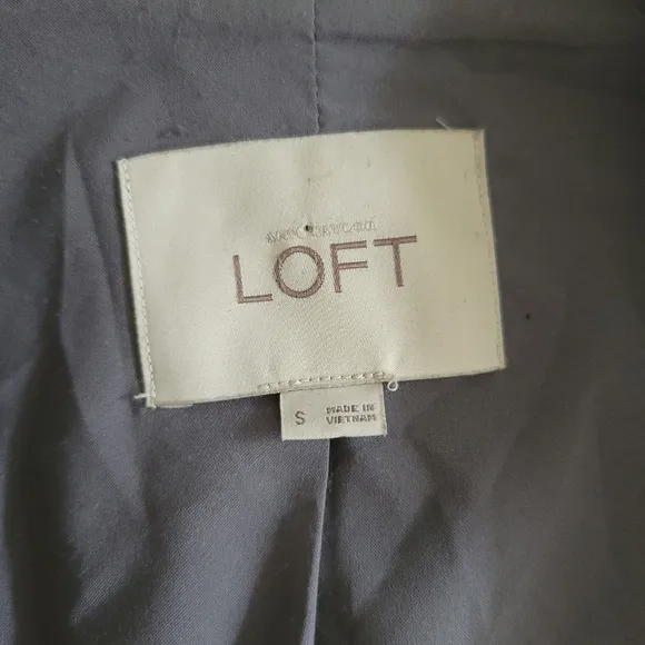 ✨️HP✨️LOFT | Women's Cozy Warm Gray Flannel Moto Jacket (SIZE S)