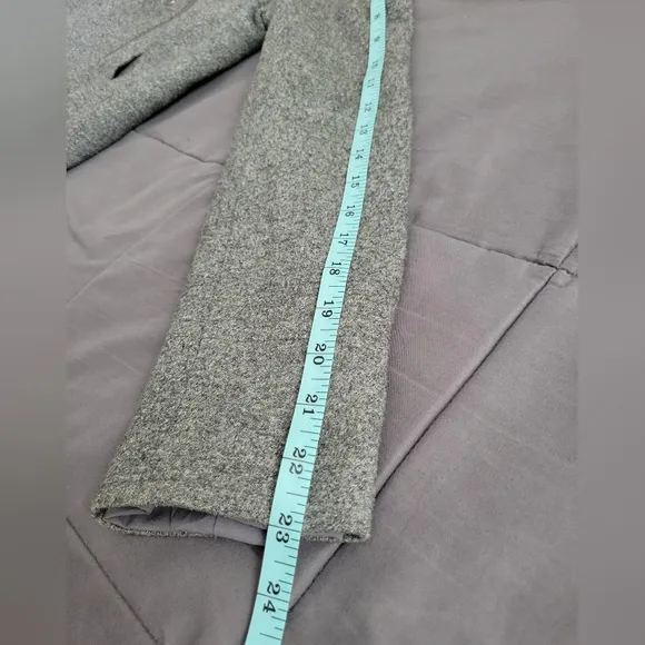 ✨️HP✨️LOFT | Women's Cozy Warm Gray Flannel Moto Jacket (SIZE S)