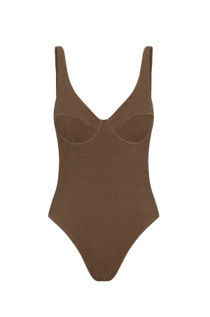 HYAMS ONE PIECE - ESPRESSO