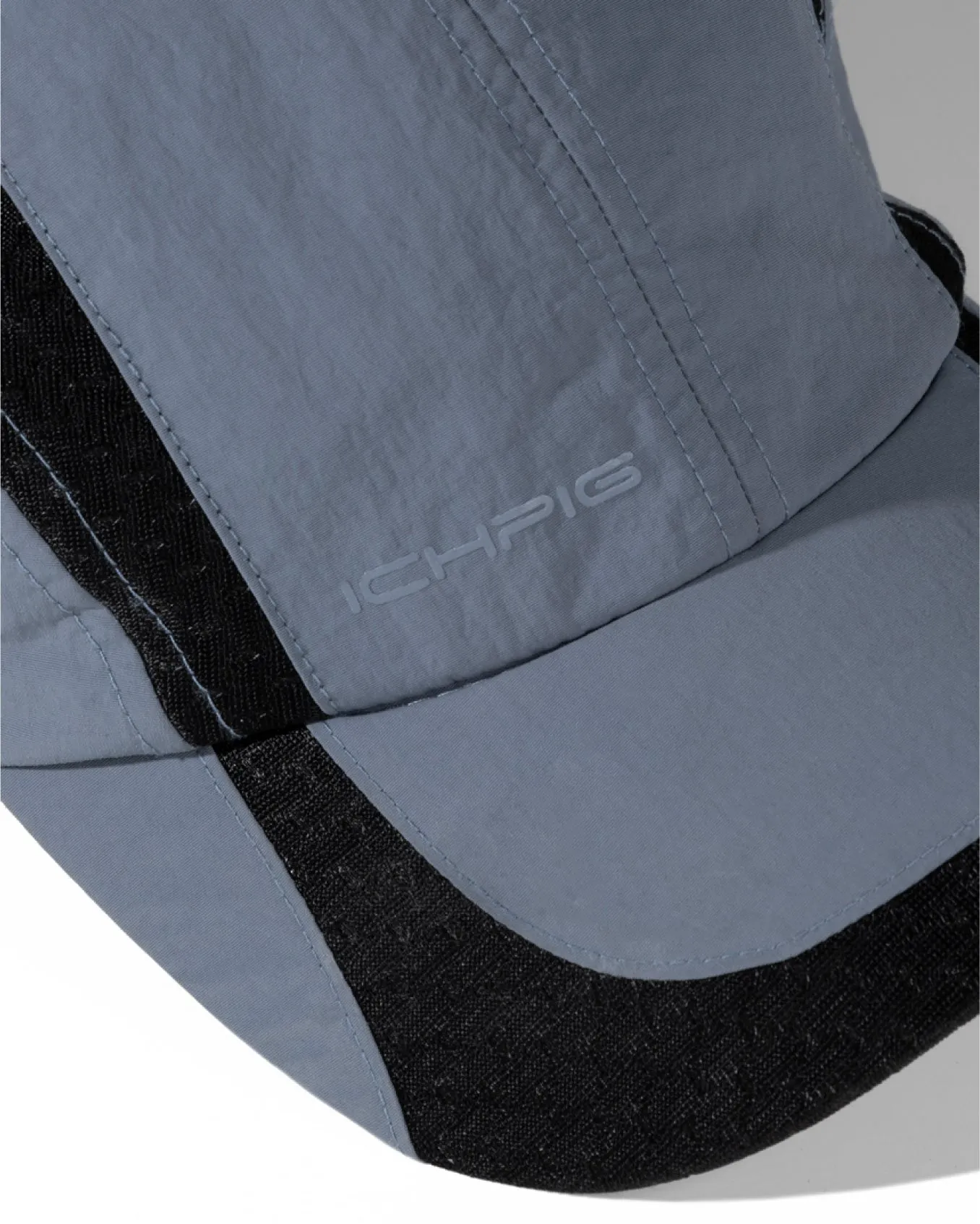 Ichpig Genesis Mesh Panel Cap Columbia Black