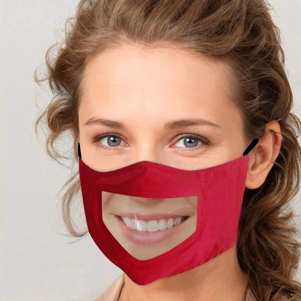 Innovative Transparent Mask: 50% discount