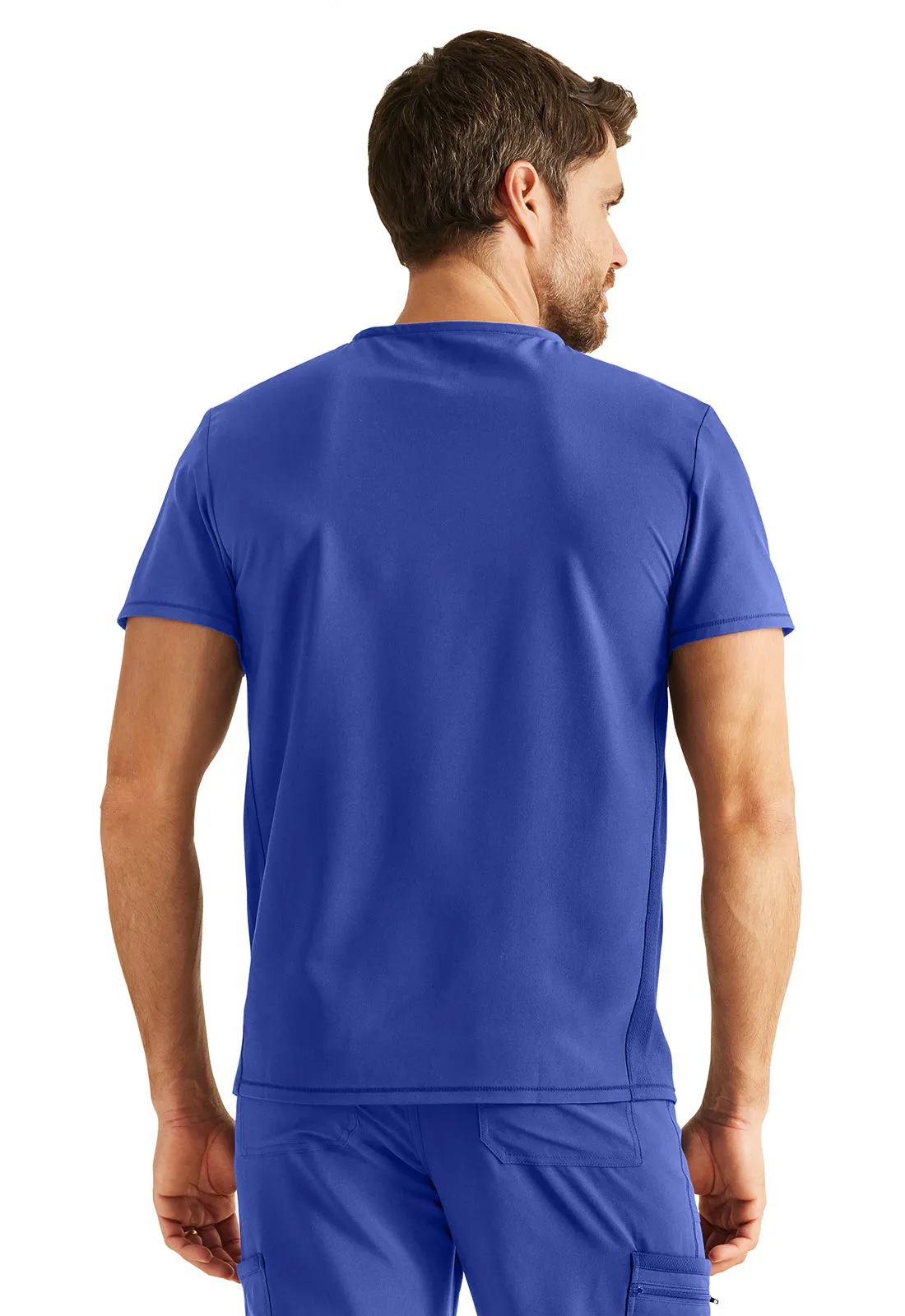 Inspira Flex IP603A Men's V-Neck Top Royal