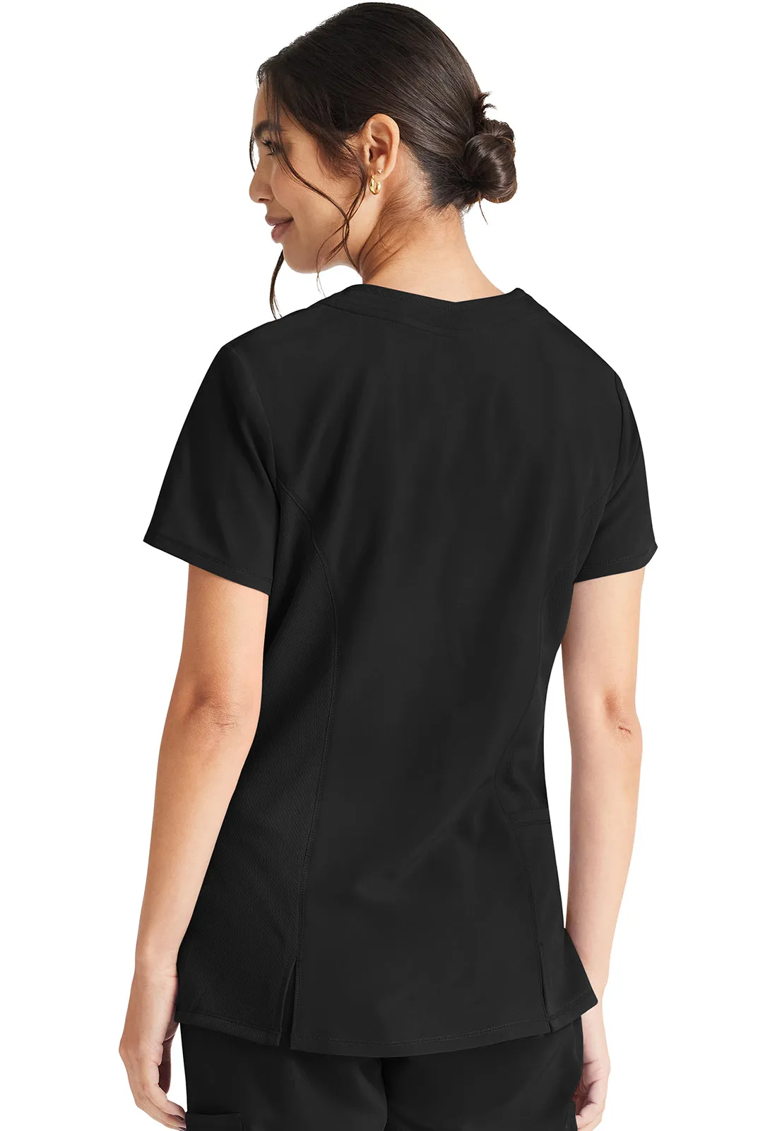 Inspira Flex IP727A V-Neck Top Black
