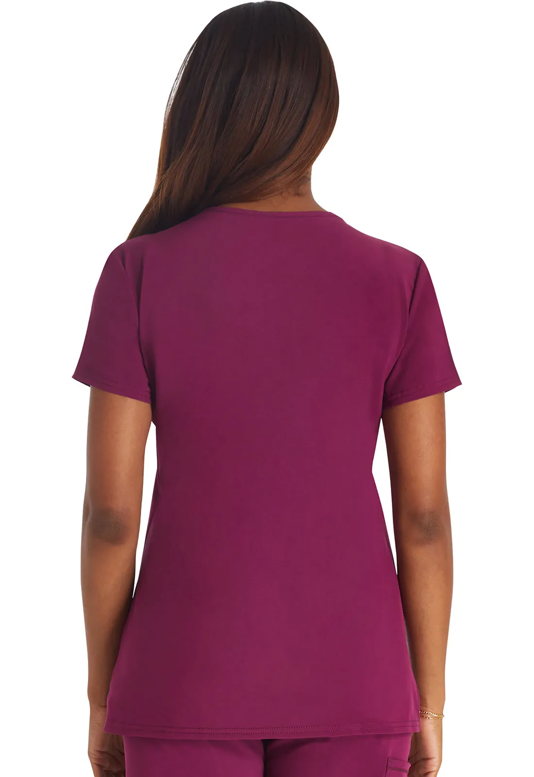 Inspira Flex IP845A Crossover V-Neck Top Wine