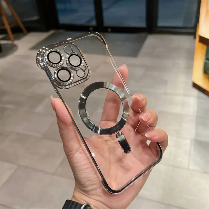 iPhone Case Borderless Lens Protector Megnetic with Tail
