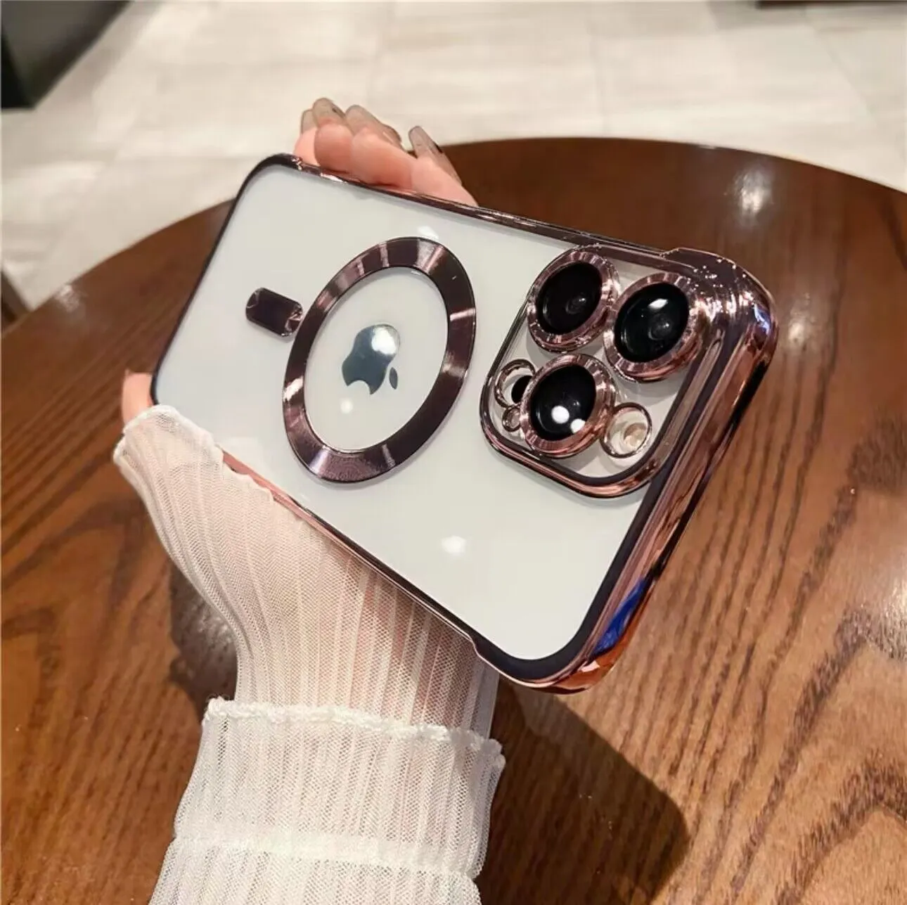 iPhone Case Borderless Lens Protector Megnetic with Tail