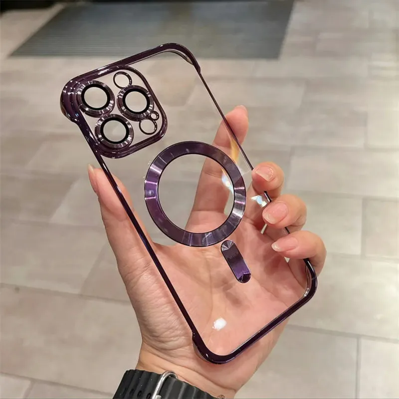 iPhone Case Borderless Lens Protector Megnetic with Tail