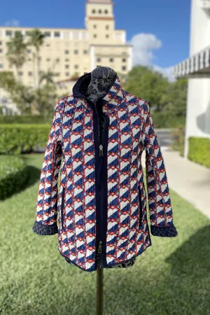 Italian Geometric Reversible Jacket