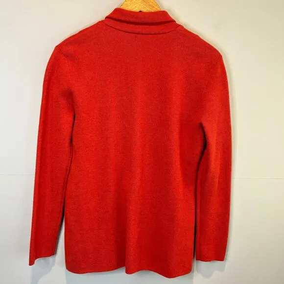 J. Crew Factory NWT Orange Sweater Blazer - size Small