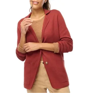J. Crew Factory NWT Orange Sweater Blazer - size Small