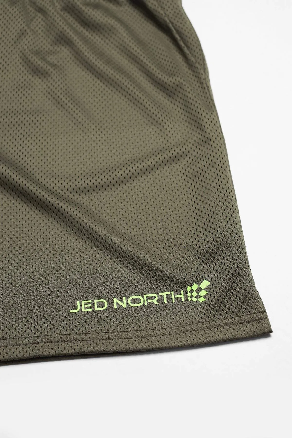 Jersey Mesh Shorts 7.5" - Olive