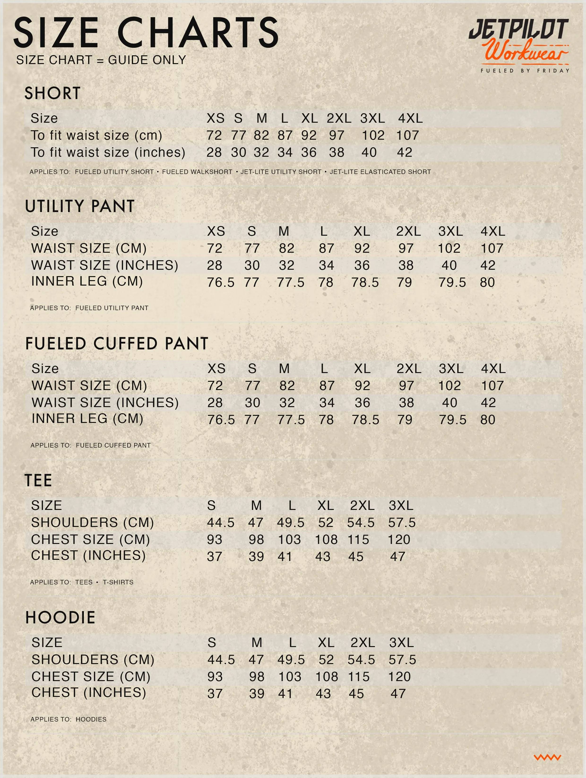 Jet Pilot JPW19 Jet Lite Utility Pant