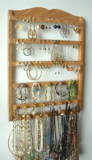 Jewelry Holder Combo Organizer Honey