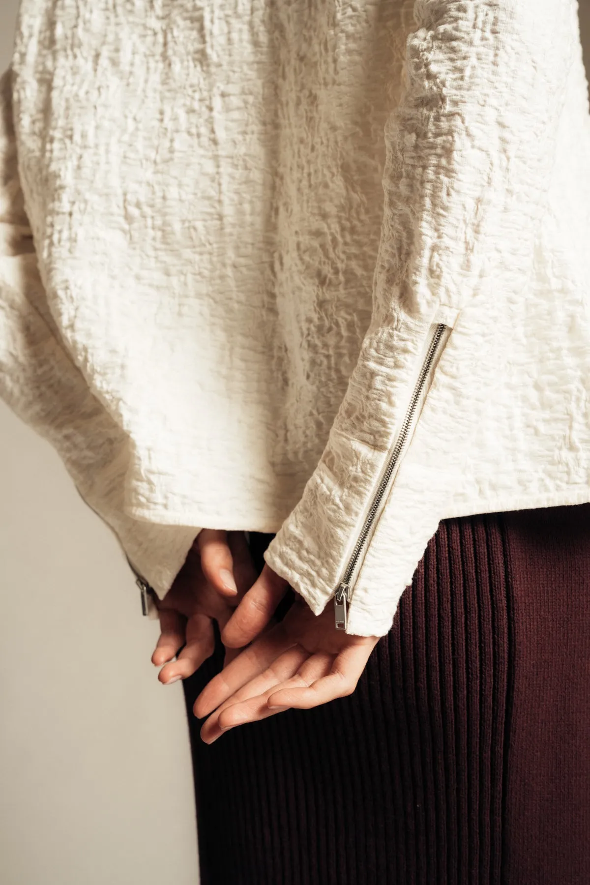 JIL SANDER | FRONT ZIP SHIRT