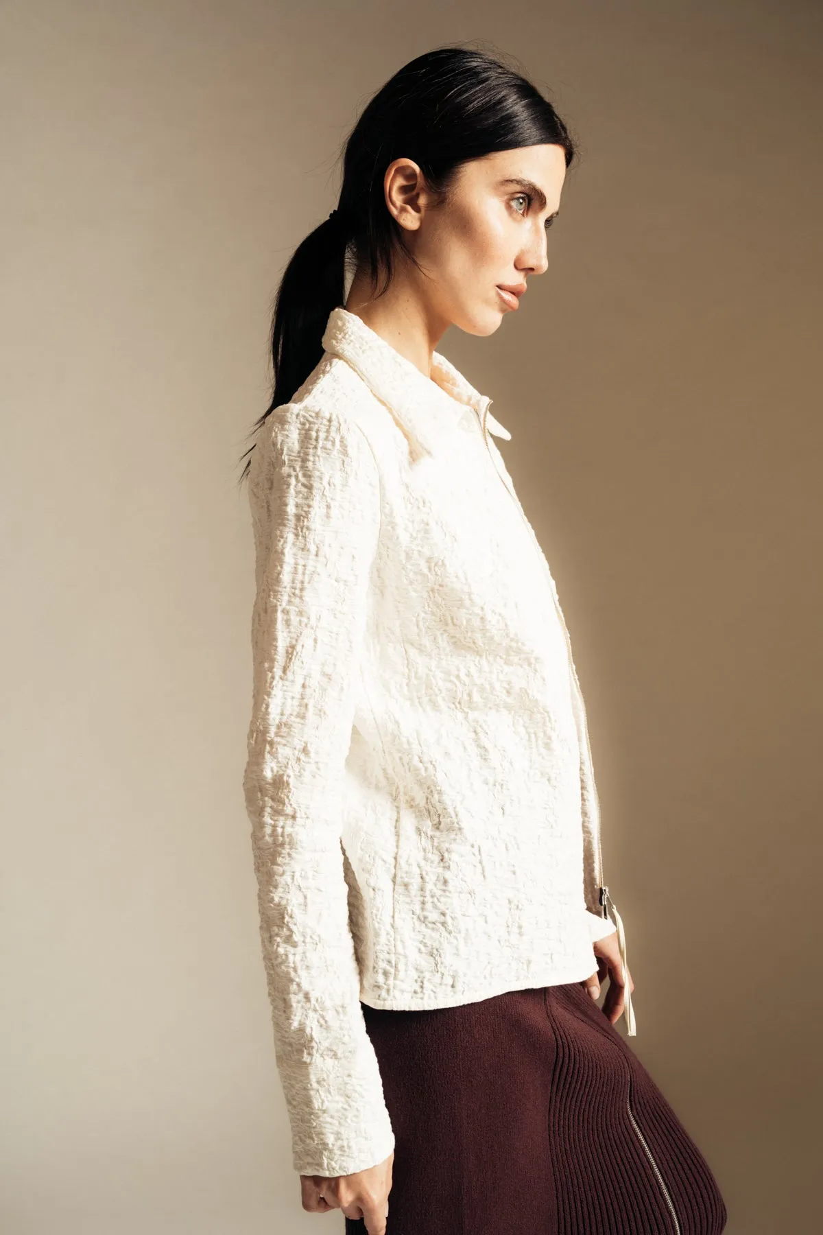 JIL SANDER | FRONT ZIP SHIRT