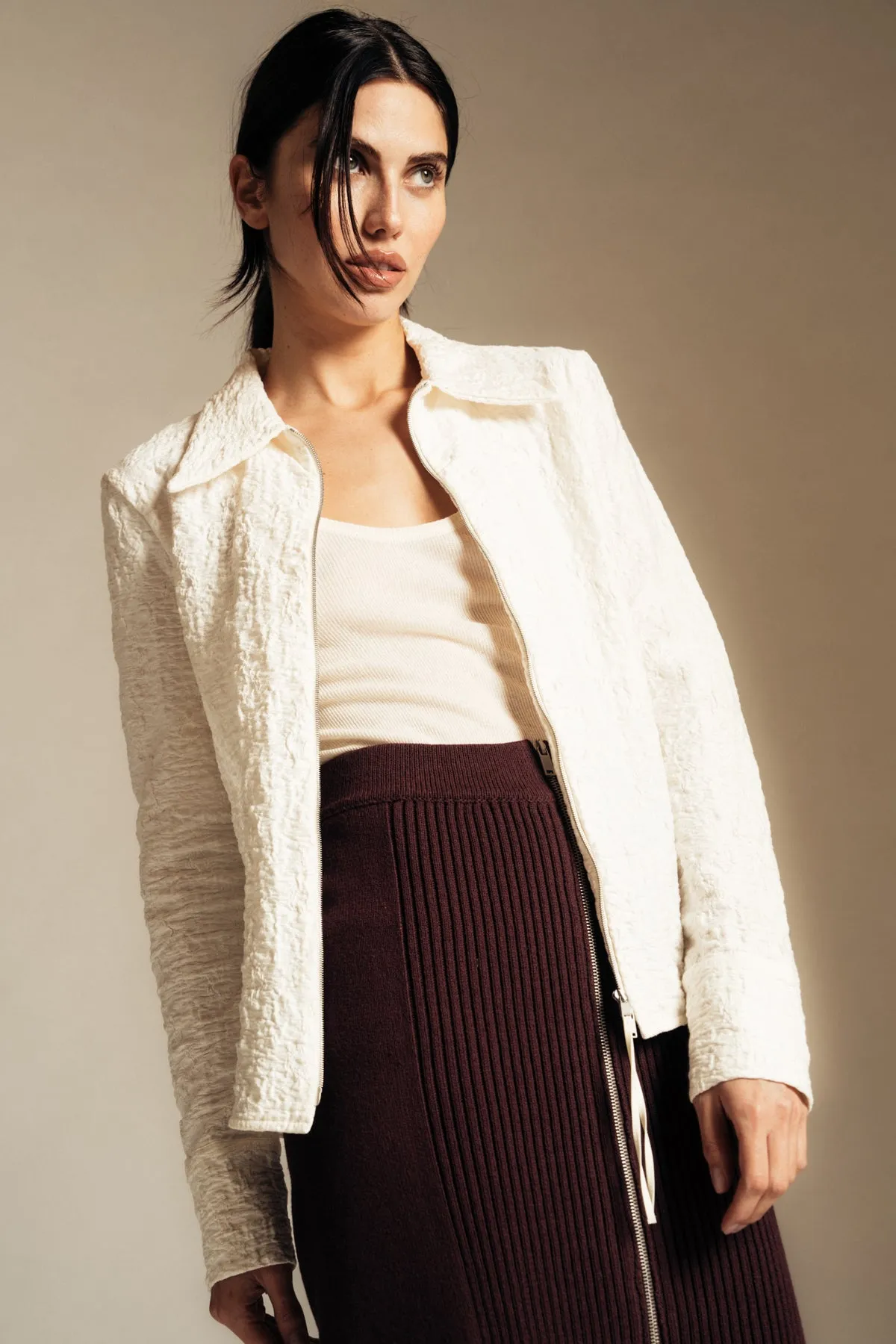 JIL SANDER | FRONT ZIP SHIRT