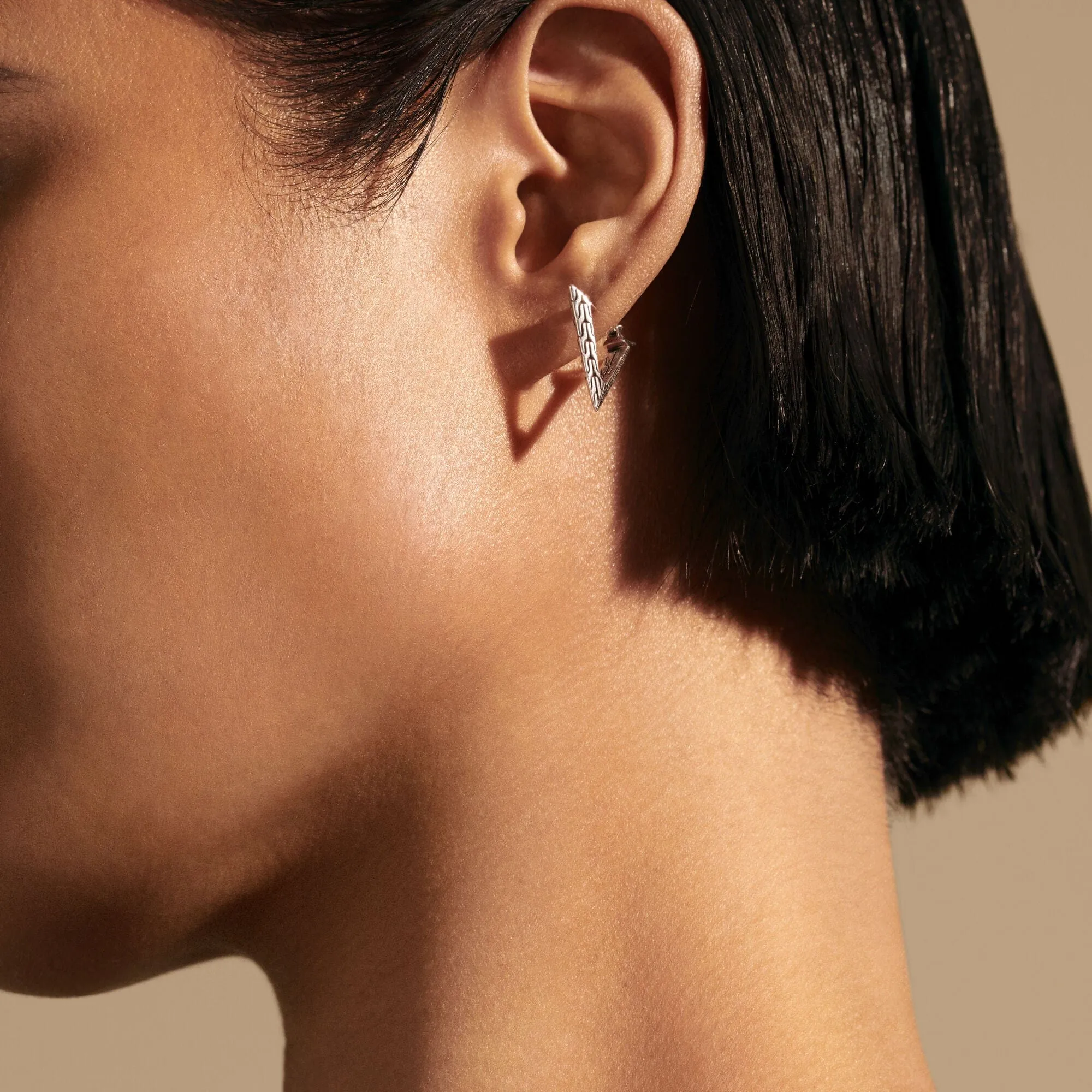 John Hardy Silver Tiga Transformable Drop Earring