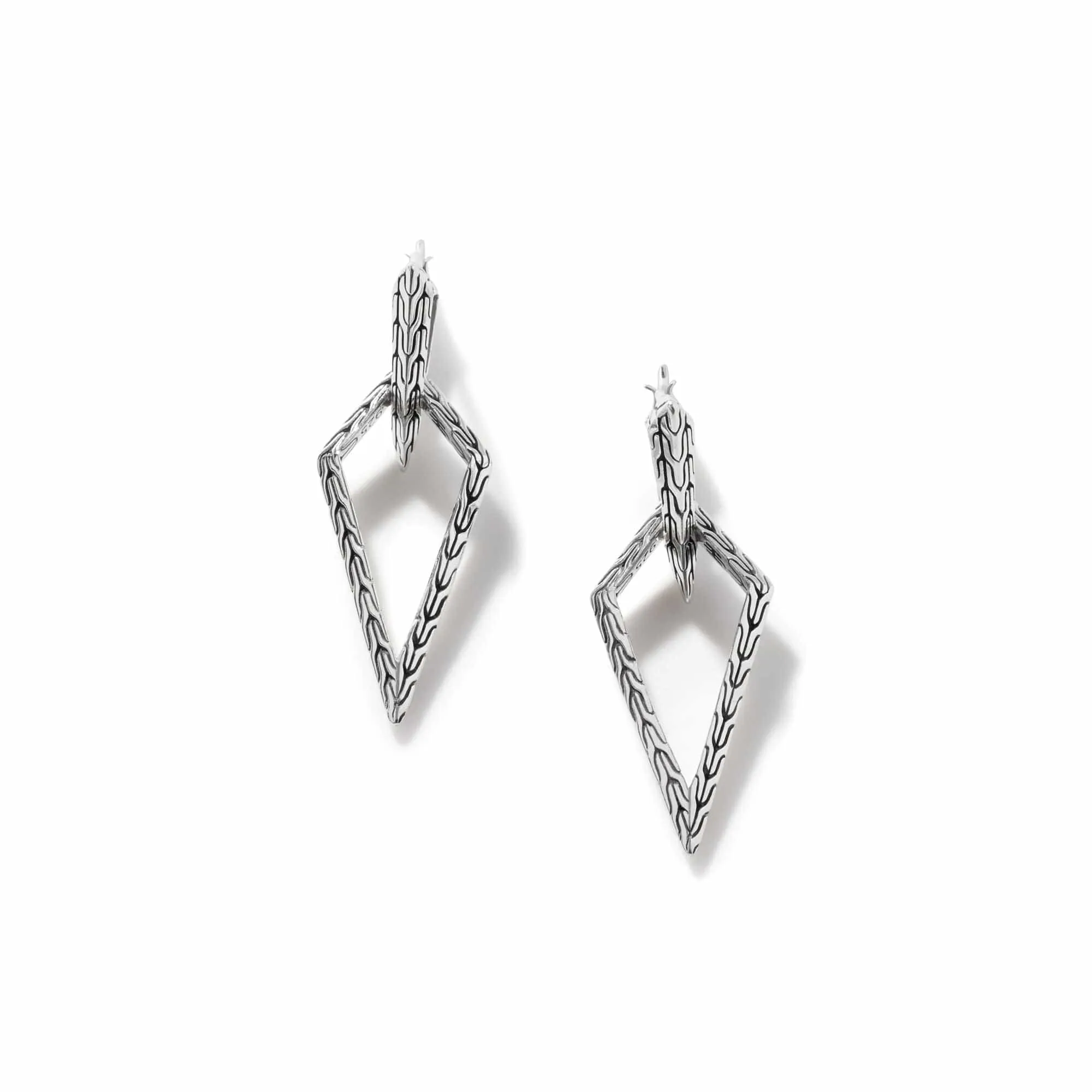 John Hardy Silver Tiga Transformable Drop Earring