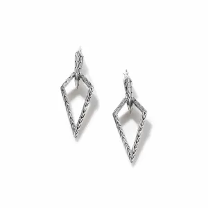John Hardy Silver Tiga Transformable Drop Earring