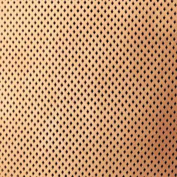 JUJU & CO  Perforated Leather Slouchy - Natural Leather