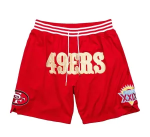 JUST DON CALI GOLD RUSH SHORT SAN FRANCISCO 49ERS
