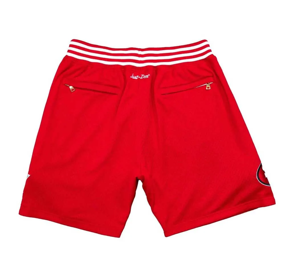 JUST DON CALI GOLD RUSH SHORT SAN FRANCISCO 49ERS