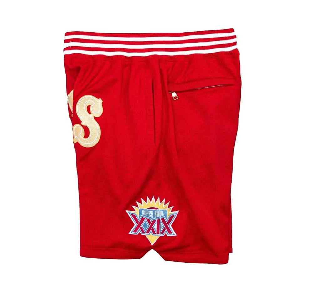 JUST DON CALI GOLD RUSH SHORT SAN FRANCISCO 49ERS