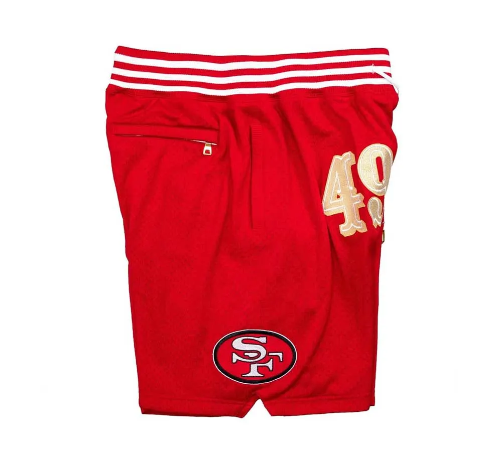 JUST DON CALI GOLD RUSH SHORT SAN FRANCISCO 49ERS