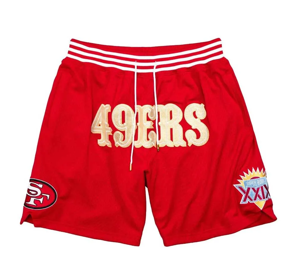 JUST DON CALI GOLD RUSH SHORT SAN FRANCISCO 49ERS