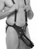 Kc 11" Two s One Hole Hollow Strap-on  Suspender System - Black