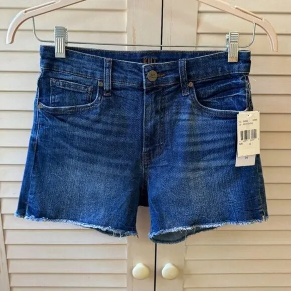Kut from‎ the Kloth | Women's High-Rise Denim Shorts - Innovation, Size 4
