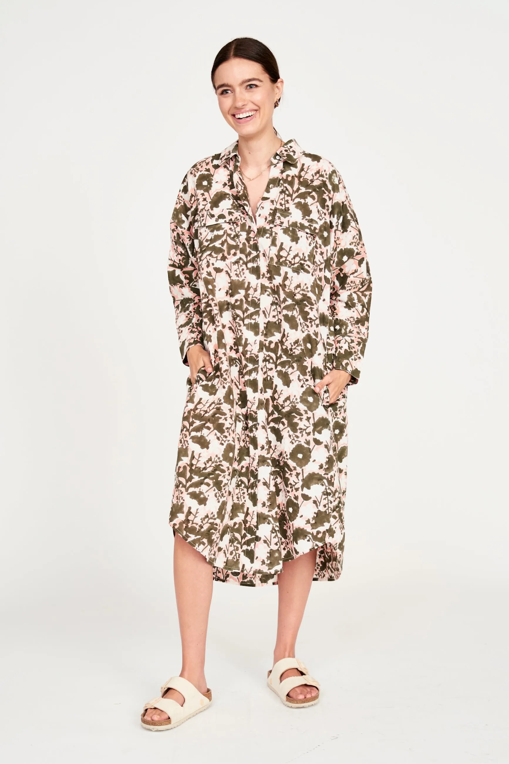 Kyoto House Dress in Garden Bloom