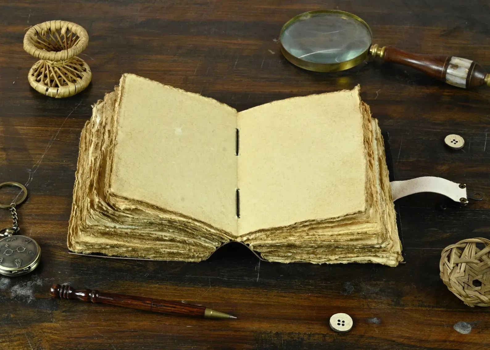 Large leather journal, Tree of Life Journal