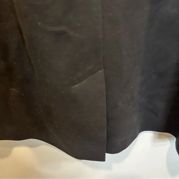 Laura Button Front Black Short Sleeve Dress Dress