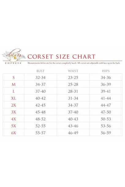 Lavish Red Gothic Lace-Up Corset Belt Cincher