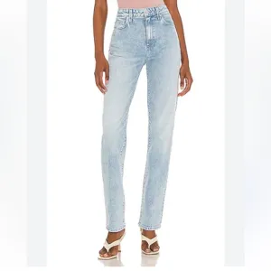 LE JEAN High Rise Sabine Straight Jeans in Flora Wash Sz 23
