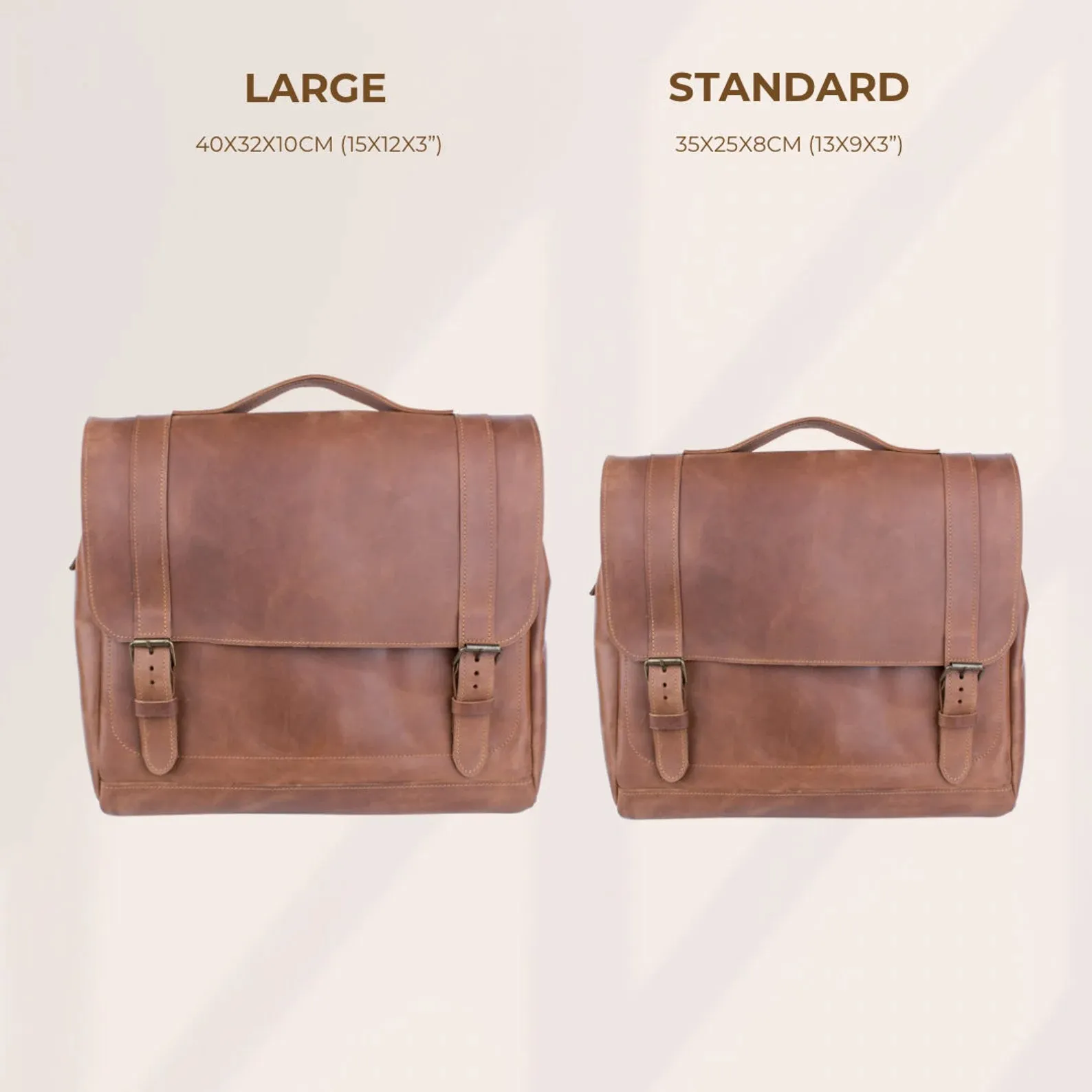 Leather satchel bag, leather briefcase