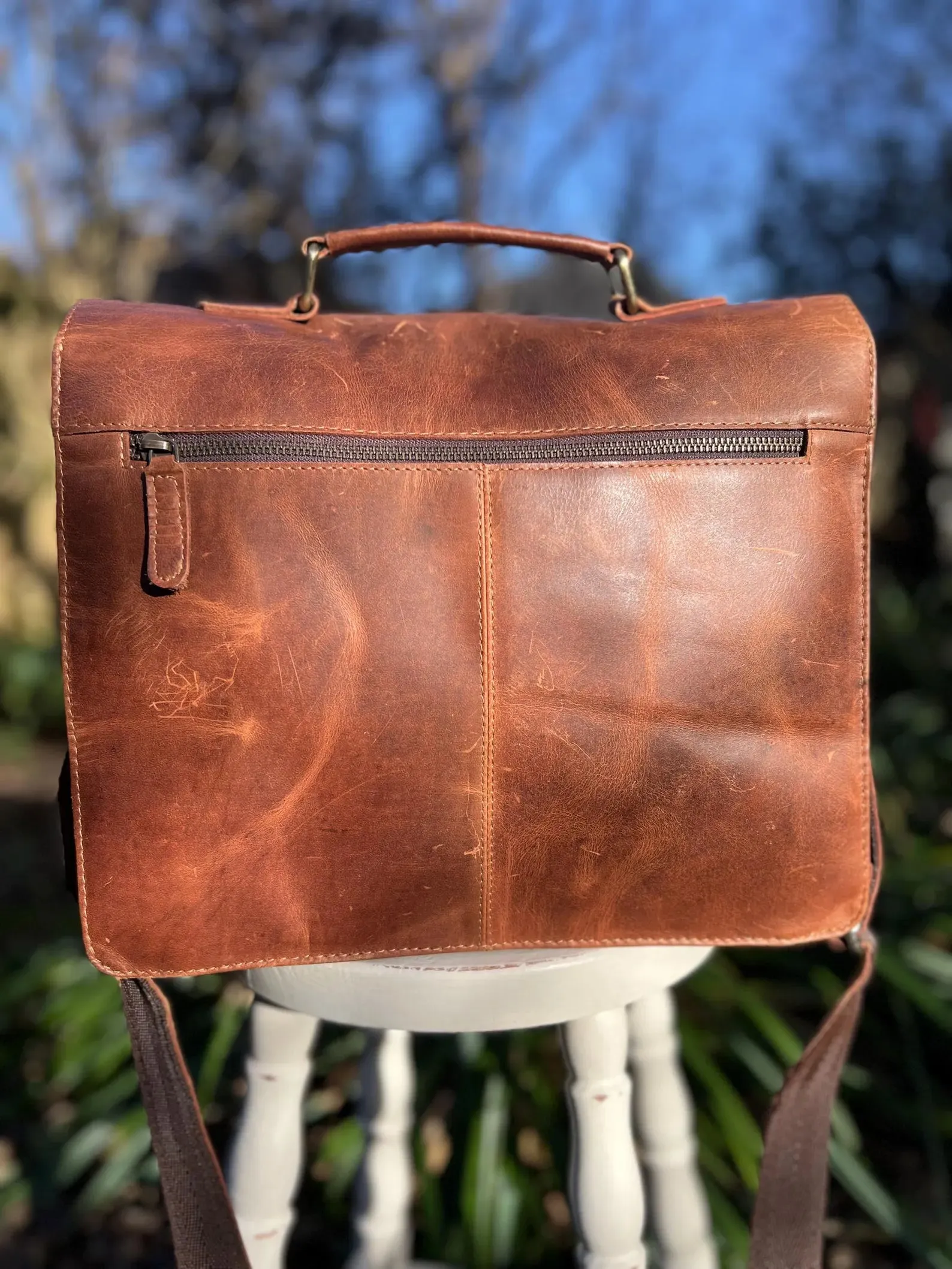 leather satchel, leather satchel