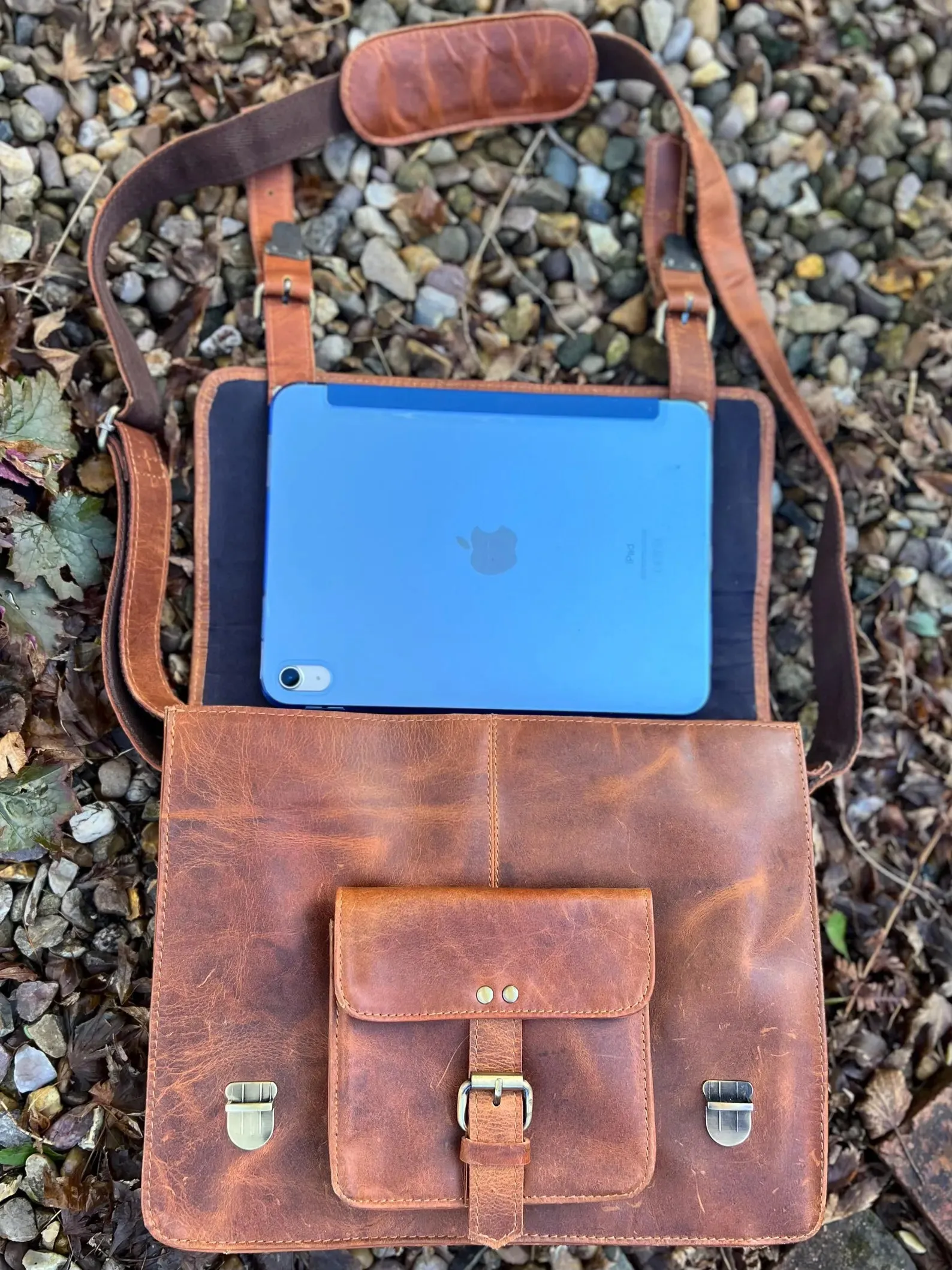 leather satchel, leather satchel
