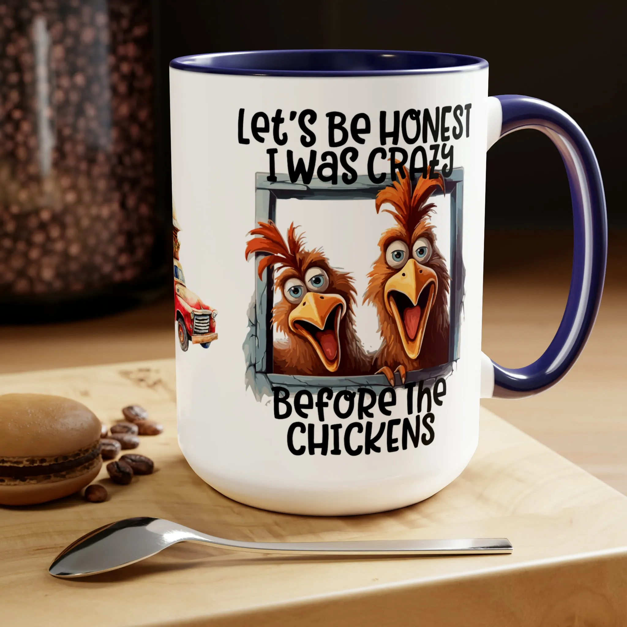 LET'S BE HONEST  - Two-Tone Coffee Mug - 15oz - 5 Color Options