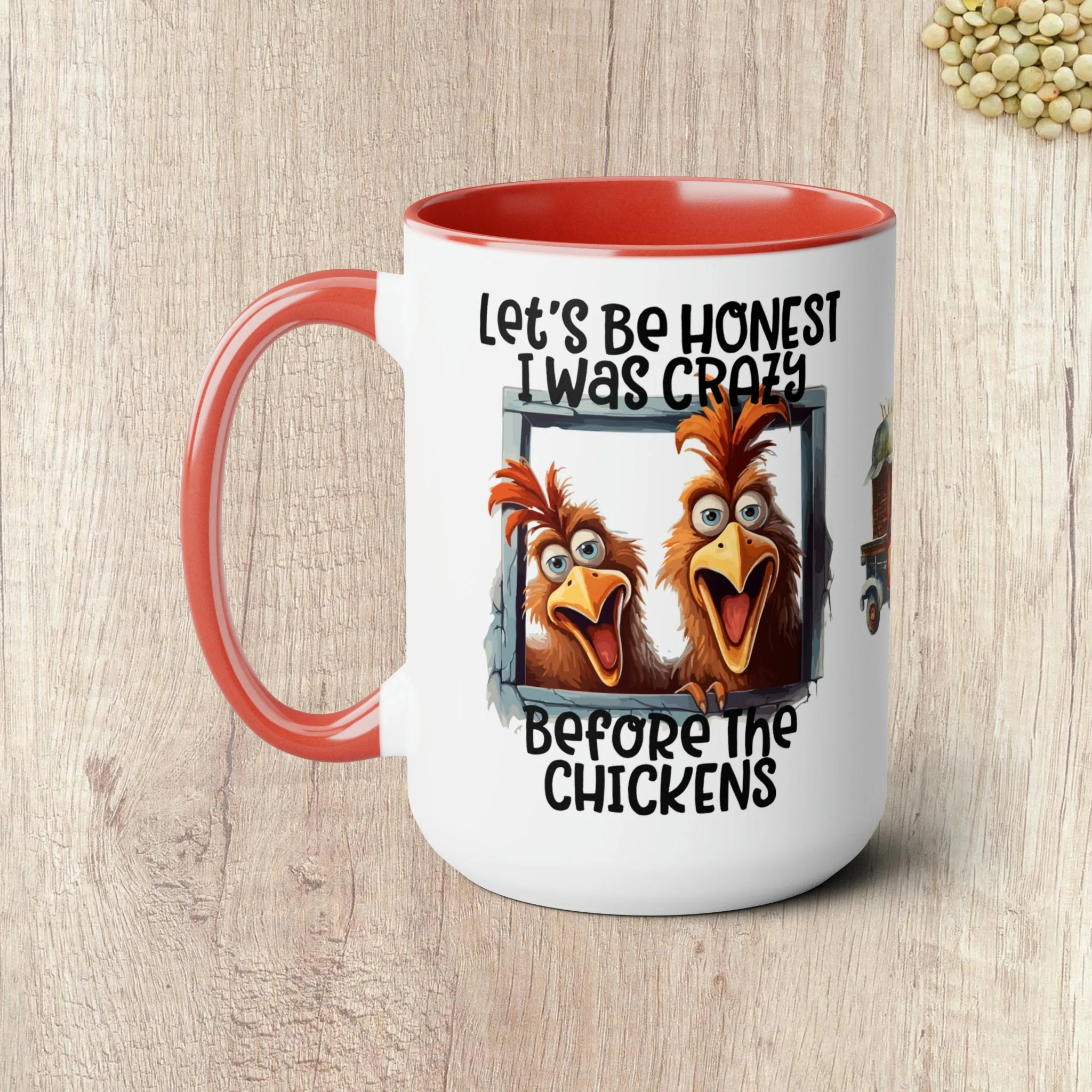 LET'S BE HONEST  - Two-Tone Coffee Mug - 15oz - 5 Color Options