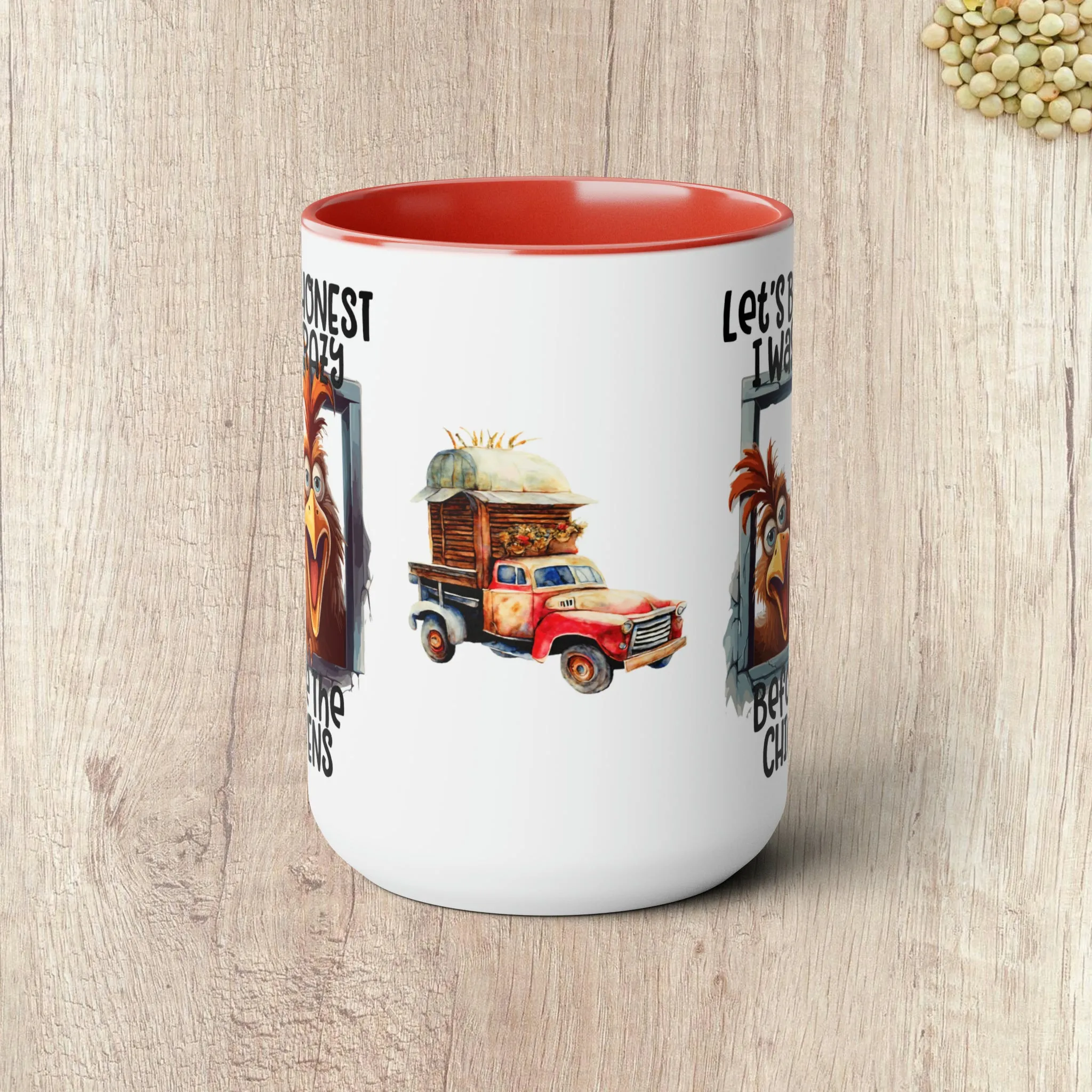 LET'S BE HONEST  - Two-Tone Coffee Mug - 15oz - 5 Color Options