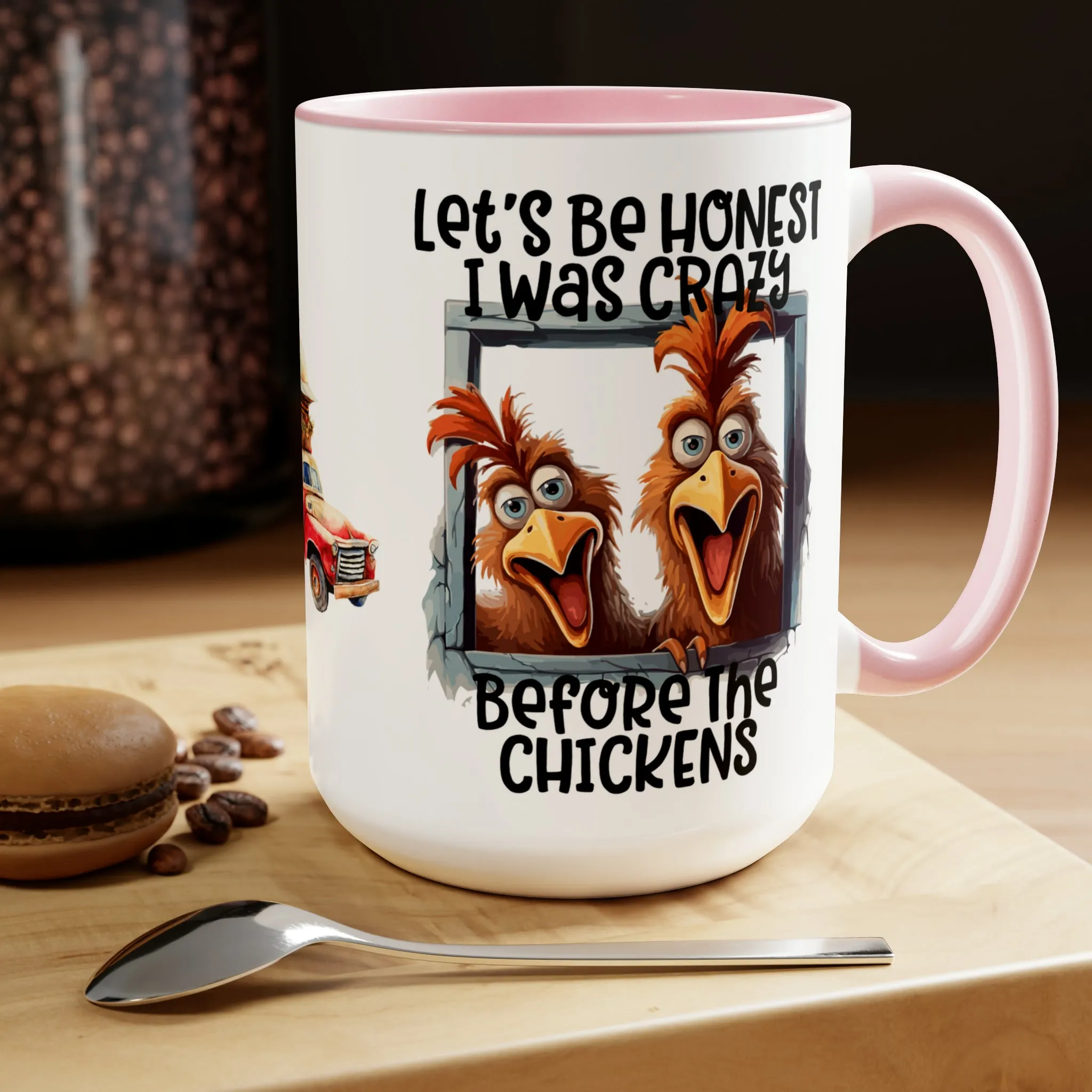 LET'S BE HONEST  - Two-Tone Coffee Mug - 15oz - 5 Color Options