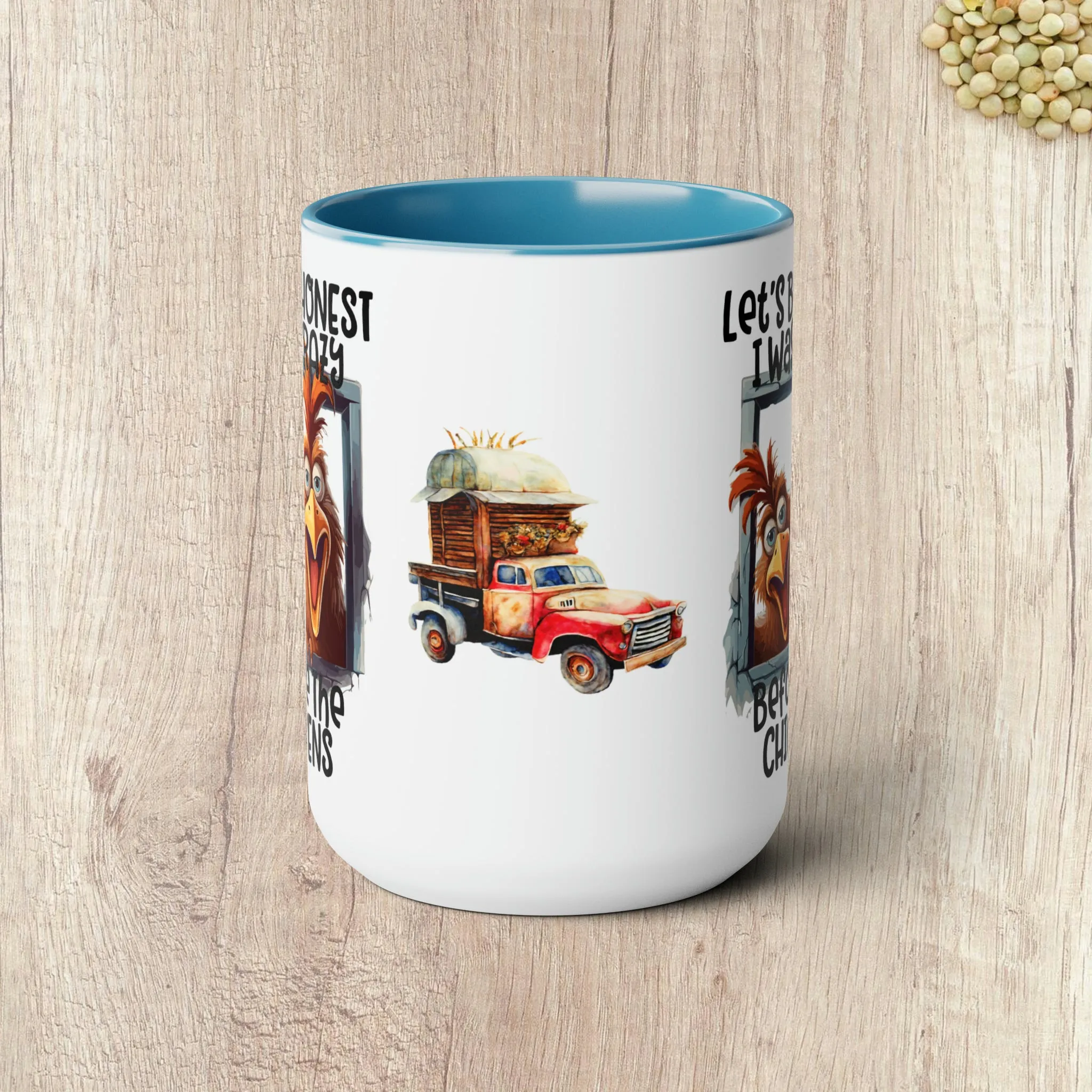 LET'S BE HONEST  - Two-Tone Coffee Mug - 15oz - 5 Color Options