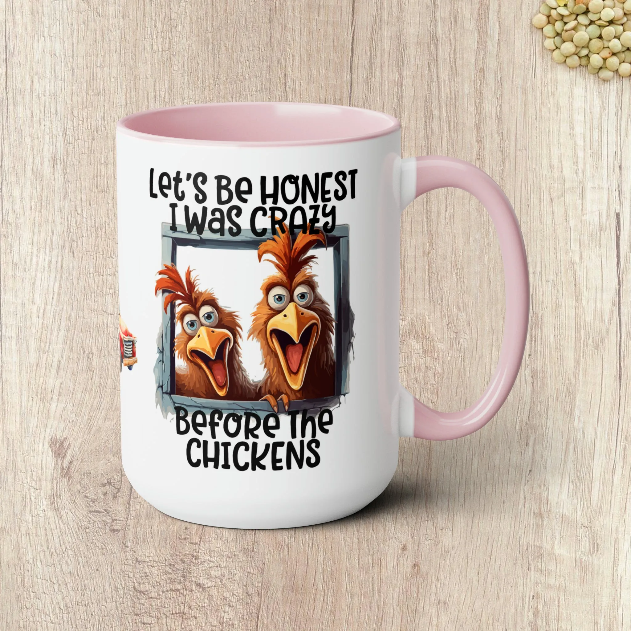 LET'S BE HONEST  - Two-Tone Coffee Mug - 15oz - 5 Color Options